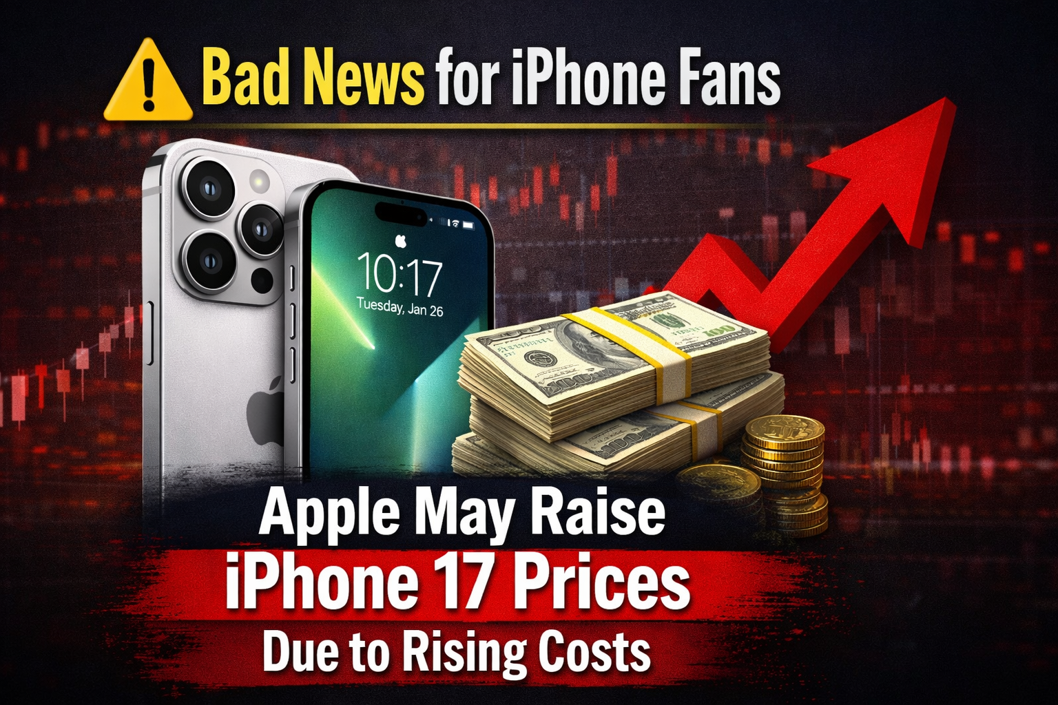 Apple May Increase iPhone 17 Price